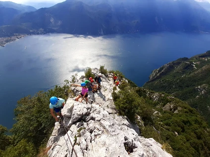 Via Ferrata di Cima Capi nel Garda Trentino 1